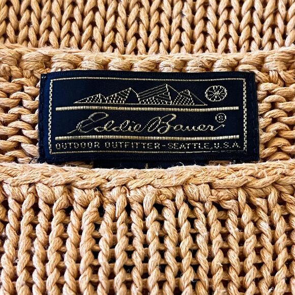 Eddie Bauer Yellow Sleeveless Sweater Vest Tunic Women's L - Picture 7 of 7